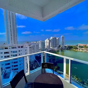 Hermoso En El Laguito Bocagrande De Indias Apartamento